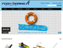 Tablet Screenshot of foghmarine.com